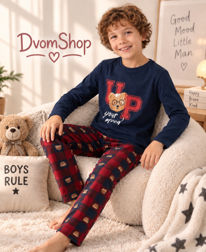 33394 BEAR MOOD ПІЖАМА ХЛОПЧИК розмір: 8-10